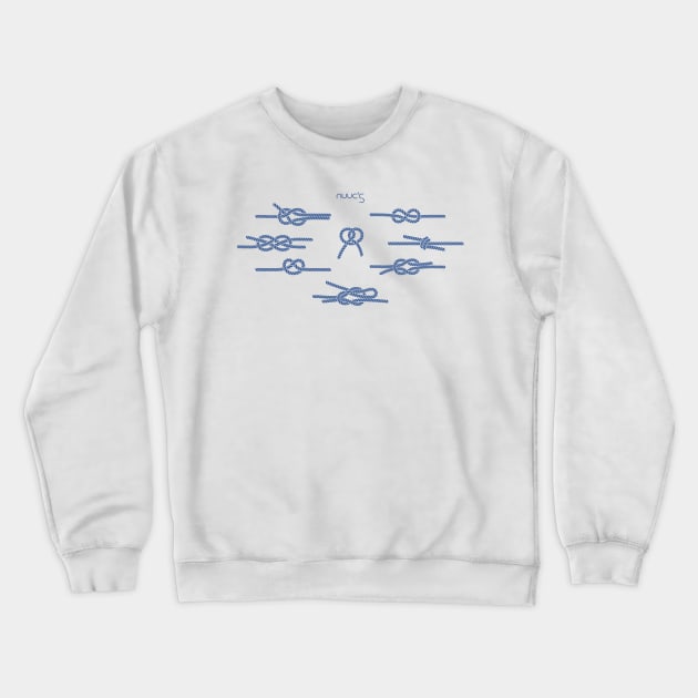 Main Nautical Knots Crewneck Sweatshirt by jjmpubli